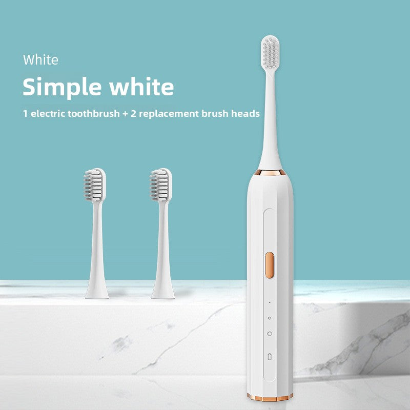 Sonic Electric Toothbrush — USB Rechargeable, IPX7 Waterproof